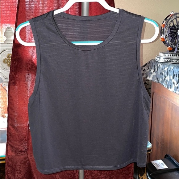 Demi Lovato Fabletics Muscle Tank Top Gray Medium - Picture 2 of 8